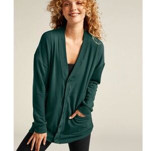 BEYOND YOGA Carefree Button Up Long Sleeve Cardigan Size S